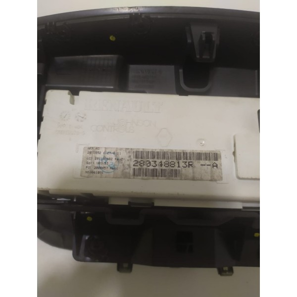 Moldura Computador Bordo Relógio Renault Fluence 11/2018