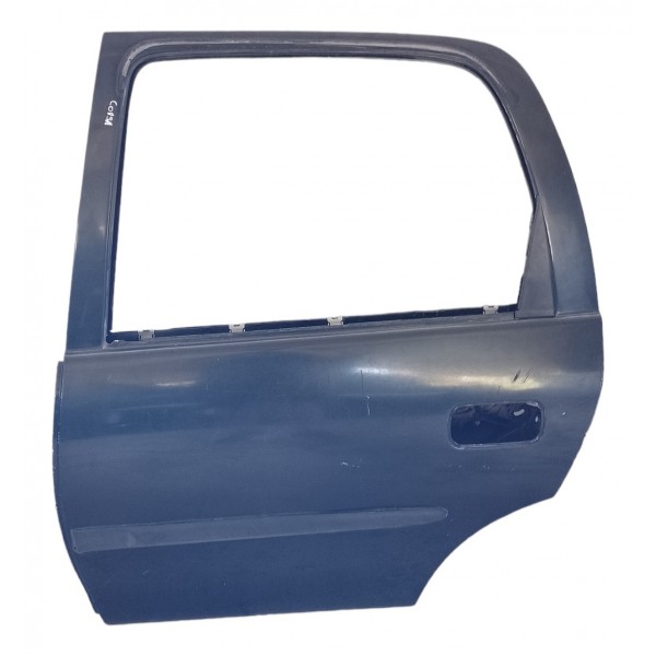 Porta Traseira Esquerda Gm Corsa 2008 Preto Traseira Esquerdo