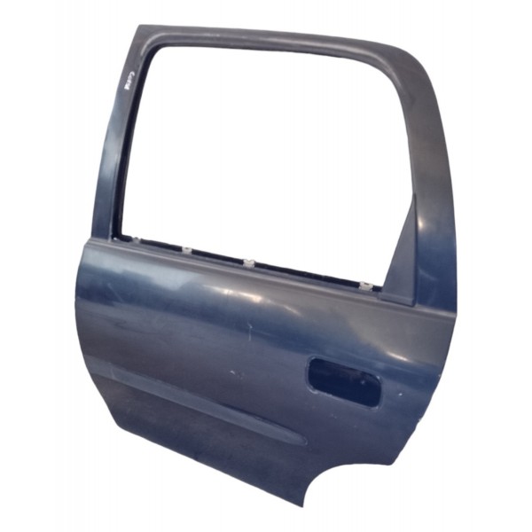 Porta Traseira Esquerda Gm Corsa 2008 Preto Traseira Esquerdo
