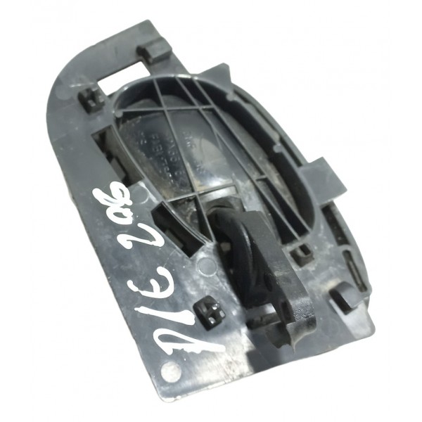 Maçaneta Interna Dianteira Esquerda Peugeot 206 - Preto - Dianteira