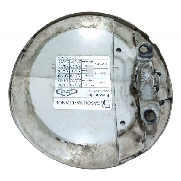 Tampa Portinhola Tanque Combustível Volkswagen Gol G6 2015 Branco