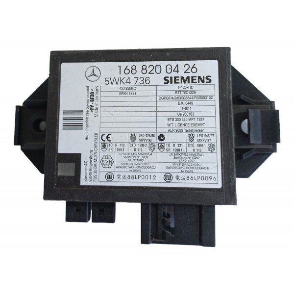 Módulo Imobilizador Mercedes Benz Classe A 160 2001 2002