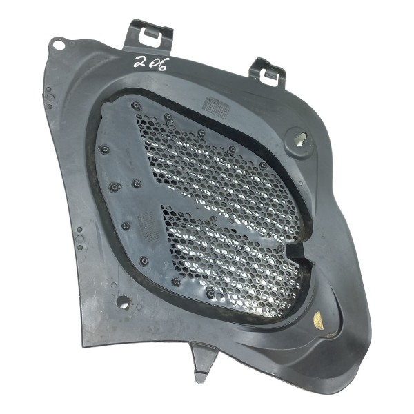 Grade Difusor Entrada Ar Capô Peugeot 206 2008 Preto