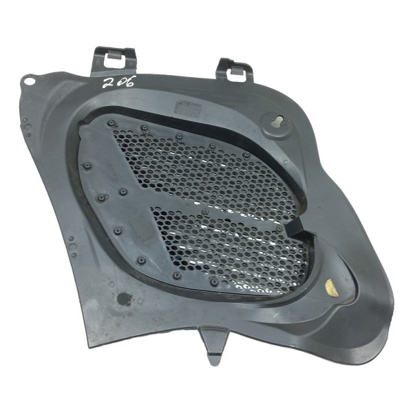 Grade Difusor Entrada Ar Capô Peugeot 206 2008 Preto