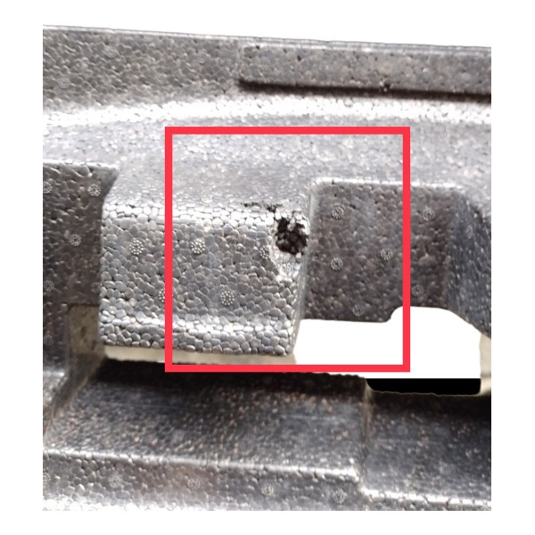 Absorvedor Impacto Parachoque Traseiro Gm Cobalt 2013