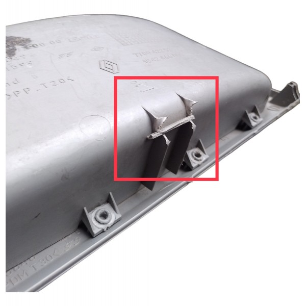 Porta Objetos Renault Twingo Detalhes  Cinza