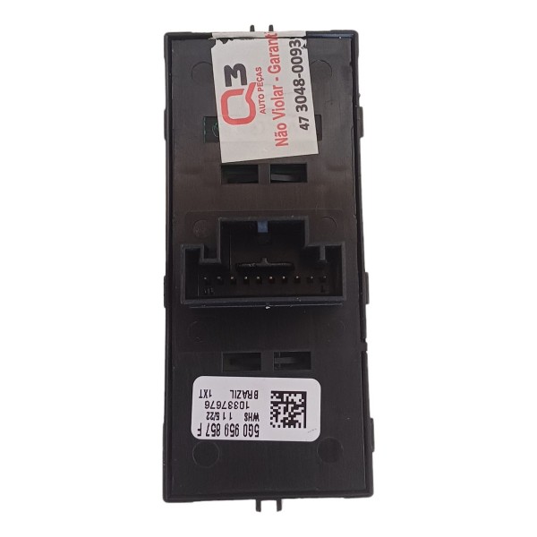 Botão Vidro Dianteiro Esquerdo Vw Virtus Tcross 2022