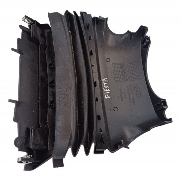 Acabamento Superior Coluna Direção Ford New Fiesta 2016 Preto