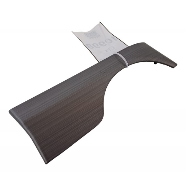 Acabamento Esquerdo Painel Fiat Grand Siena 2016 Cinza 1