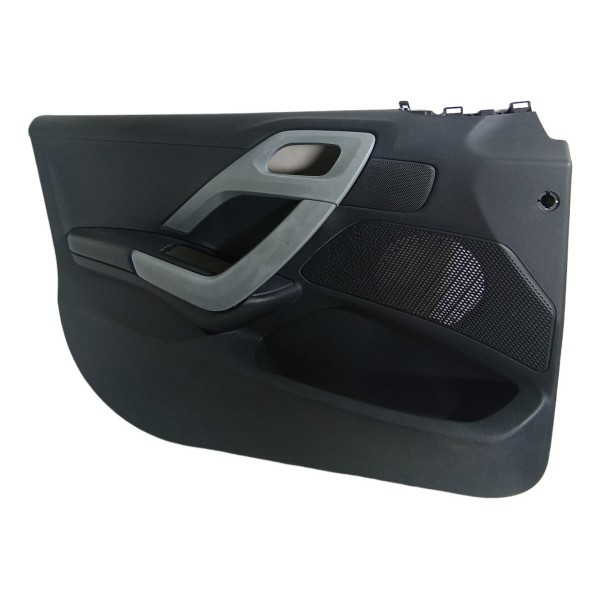 Forro Porta Dianteira Esquerda Peugeot 208 2013 2014 Cinza