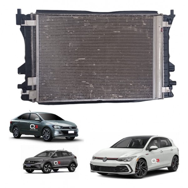 Kit Radiador Agua Volkswagen Golf 1.0 1.4 2017 2018 2023