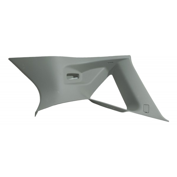 Moldura Coluna Traseira Lado Esquerdo Ford New Fiesta 2015 Cinza