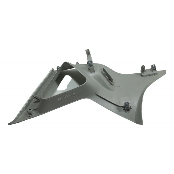 Moldura Coluna Traseira Lado Esquerdo Ford New Fiesta 2015 Cinza