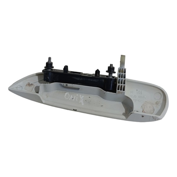 Maçaneta Externa Traseira Direita Chevrolet Onix 2018 19  Branco Traseira