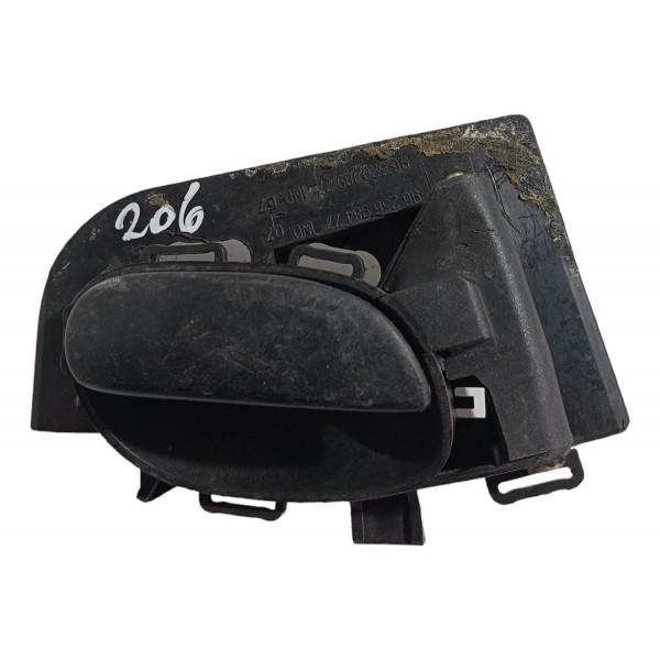 Maçaneta Interna Dianteira Esquerda Peugeot 206 2004 05 06 - Preto - Dianteira/traseira