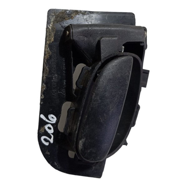 Maçaneta Interna Dianteira Esquerda Peugeot 206 2004 05 06 - Preto - Dianteira/traseira