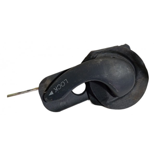 Maçaneta Interna Traseira Esquerda Fiat Palio Weekend 1998 Preto Traseira