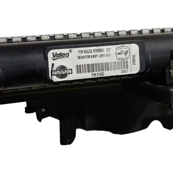 Kit Radiador Nissan Sentra 2.0 16v Flex 2011 2012 2013