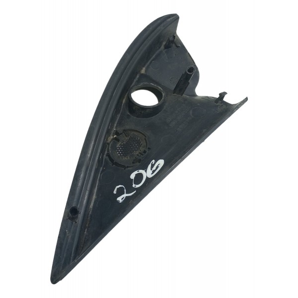 Acabamento Interno Retrovisor Direito Peugeot 206 2008 Preto