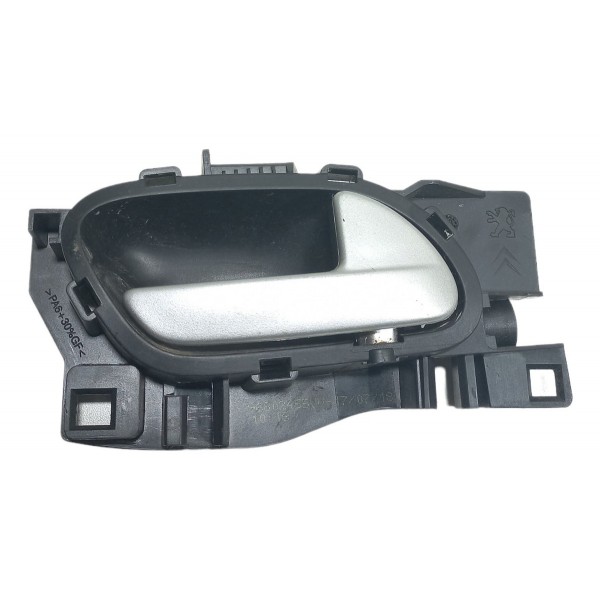 Maçaneta Interna Dianteira Direita Peugeot 208 2018 Cromado Dianteira