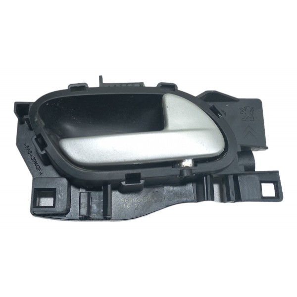 Maçaneta Interna Dianteira Direita Peugeot 208 2018 Cromado Dianteira