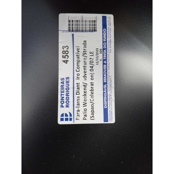 Paralama Dianteiro Esquerdo Fiat Palio Weekend Strada 2008