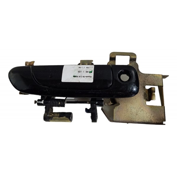 Maçaneta Externa Dianteira Direita Honda Fit 1.4 2004 2008 Preto Dianteira