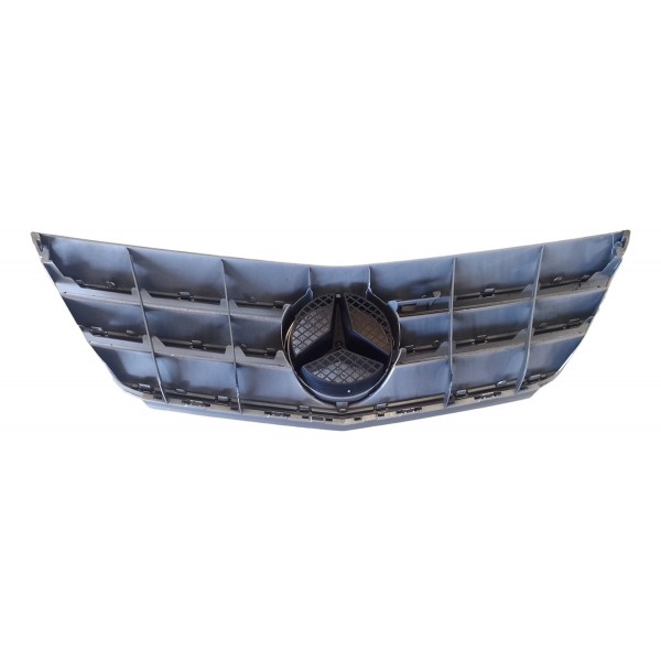 Grade Dianteira Emblema Mercedes Benz B200 B180 C180 C200   Prata 0172