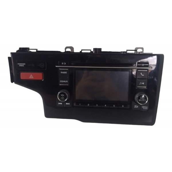 Central Rádio Multimidia Honda New Fit 1.5 2015 2016 2017  Preto