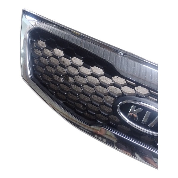 Grade Parachoque Dianteiro Kia Sorento 2010 2011 2012 2013 Preto Prata