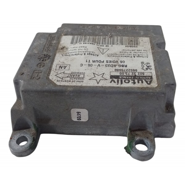 Modulo Airbag Colisão Peugeot 206 2007 9652275980