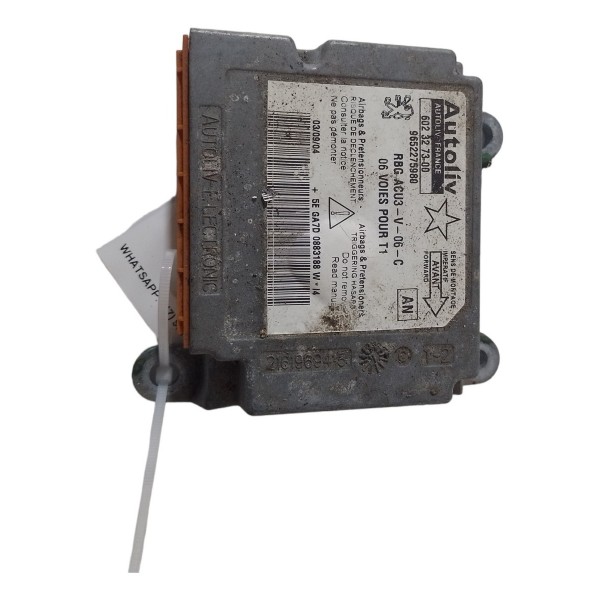 Modulo Airbag Colisão Peugeot 206 2007 9652275980