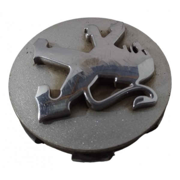 Calota Central Miolo Tampa Roda Peugeot 206 207 307 208 408 Prata