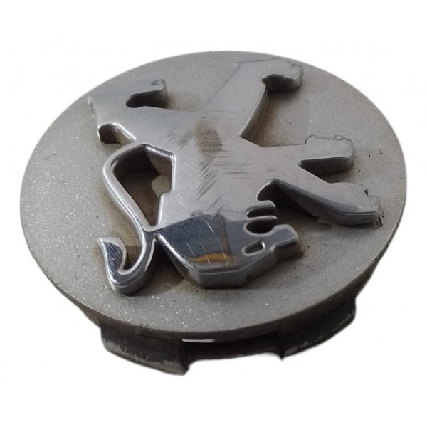 Calota Central Miolo Tampa Roda Peugeot 206 207 307 208 408 Prata