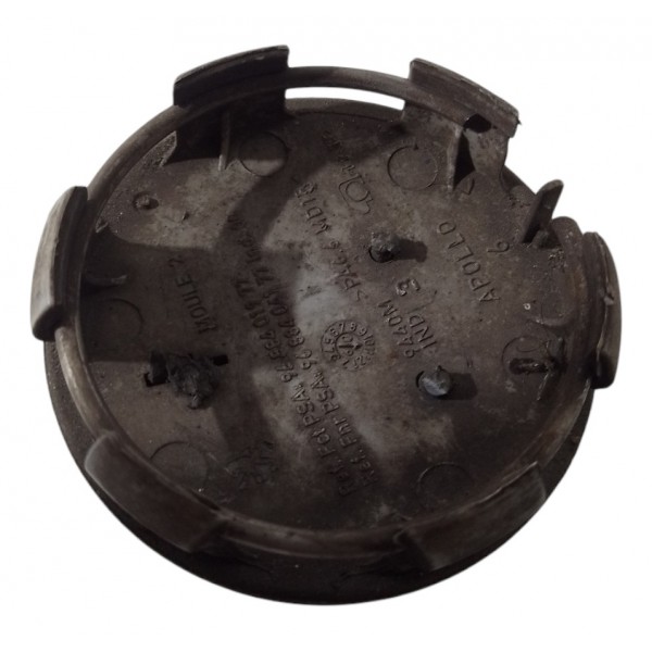 Calota Central Miolo Tampa Roda Peugeot 206 207 307 208 408 Prata