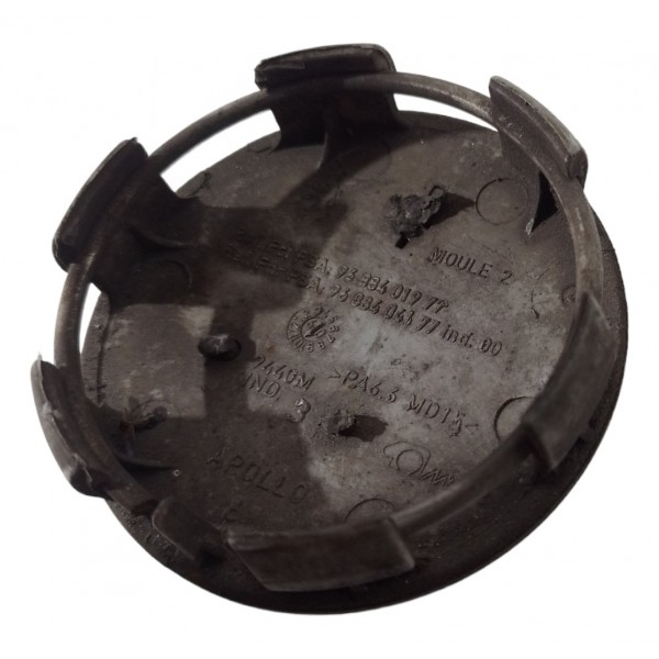 Calota Central Miolo Tampa Roda Peugeot 206 207 307 208 408 Prata