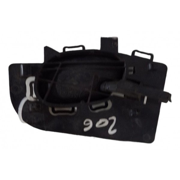 Maçaneta Interna Esquerda Peugeot 206 2006 2007 2008 Preto Dianteira/traseira