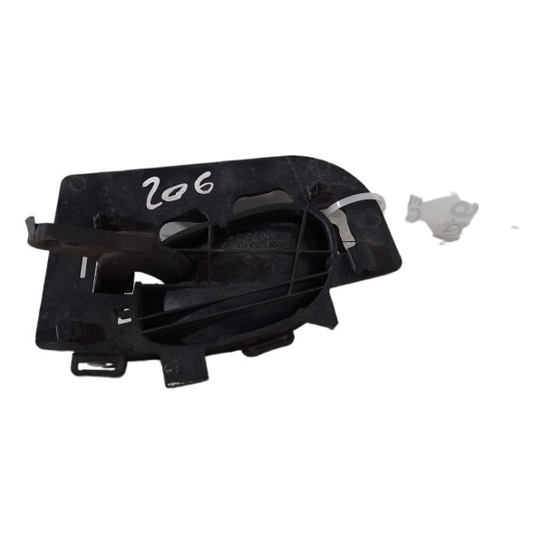 Maçaneta Interna Esquerda Peugeot 206 2006 2007 2008 Preto Dianteira/traseira