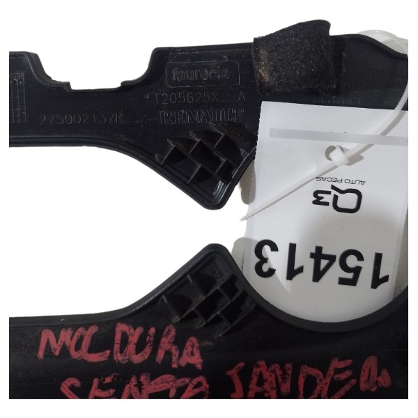 Moldura Comando Ar Painel Central Renault Sandero 2013 14 15