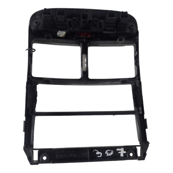 Moldura Painel Central Pisca Alerta Peugeot 307 Sw 2004 2005 Preto