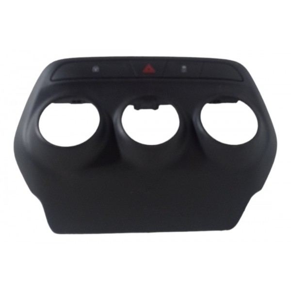 Moldura Comando Ar Pisca Alerta Trava Porta Gm Onix 2021 22 Preto