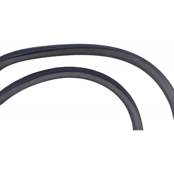 Borracha Porta Traseira Direita Peugeot 208 2014 2015 Preto