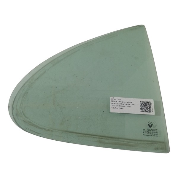 Vidro Fixo Vigia Traseiro Direito Renault Megane 2003 04 05