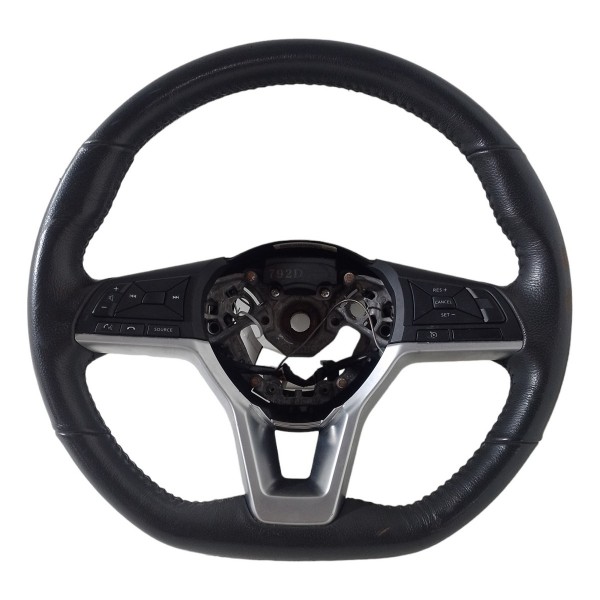 Volante Direção C/ Comando Som Nissan Kicks 2016 2017 2018  Preto