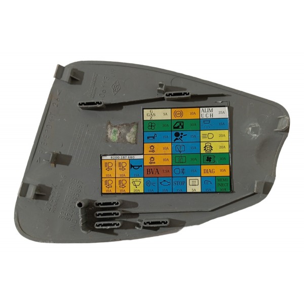 Acabamento Tampa Fusível Painel Esquerdo Renault Clio 2008