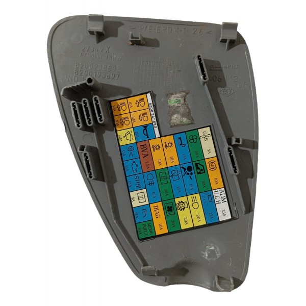 Acabamento Tampa Fusível Painel Esquerdo Renault Clio 2008