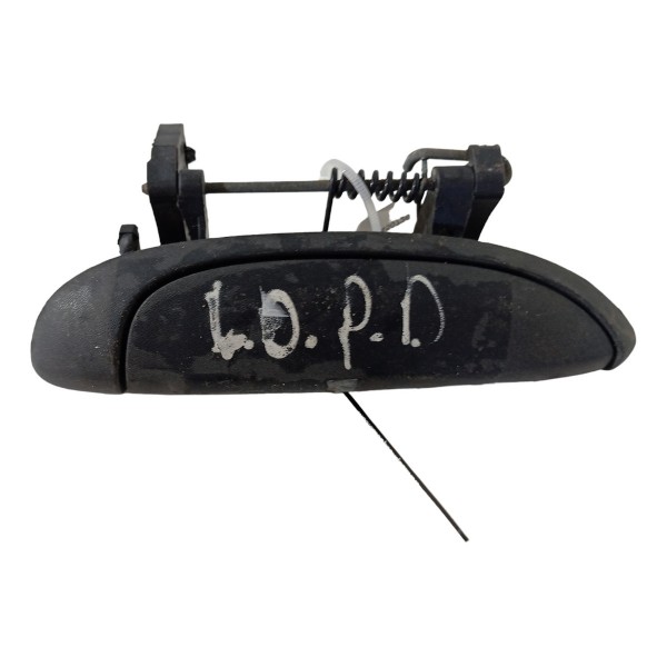 Maçaneta Externa Traseira Direita Renault Clio 1.0 2002 2003 Preto Traseira