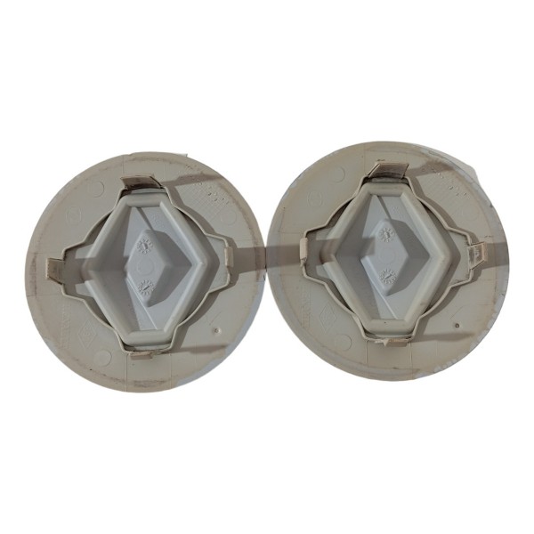 Tampa Miolo Calota Roda Renault Sandero Duster Logan 2012 13 Prata