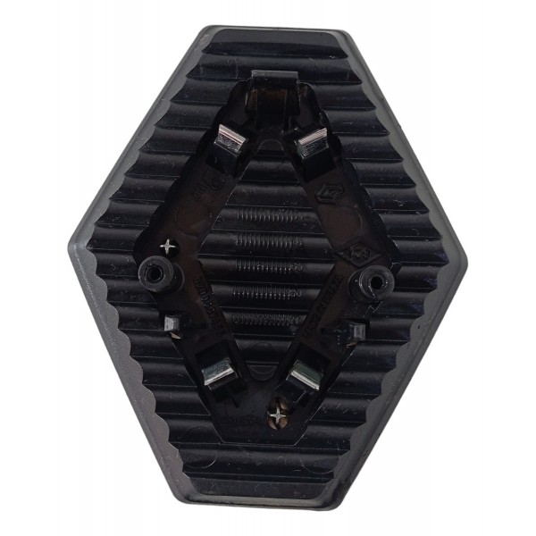 Emblema Grade Dianteira Símbolo Renault Sandero Megane 2012 Prata