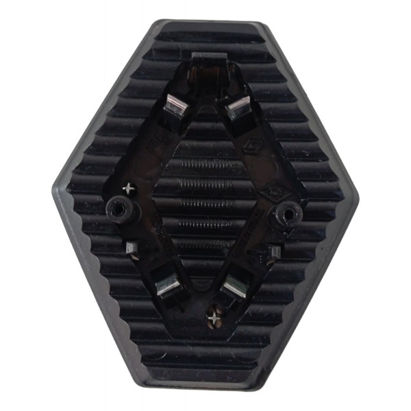 Emblema Grade Dianteira Símbolo Renault Sandero Megane 2012 Prata